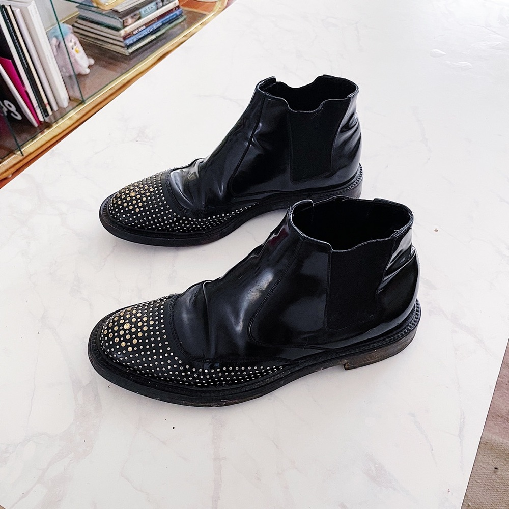 Saint Laurent | Studded Chelsea Boots